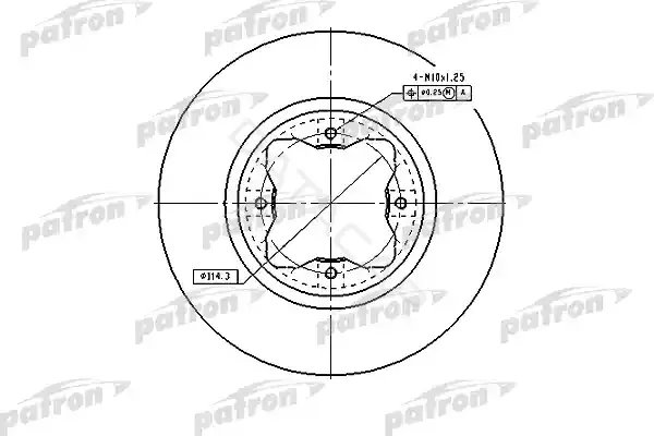 Тормозные диски PATRON PBD2024