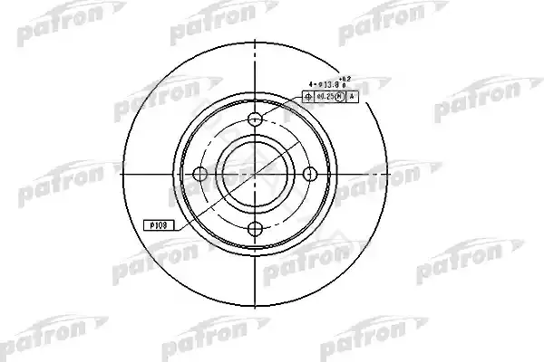 Тормозные диски PATRON PBD2622