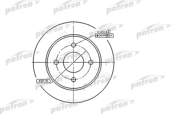 Тормозные диски PATRON PBD2623