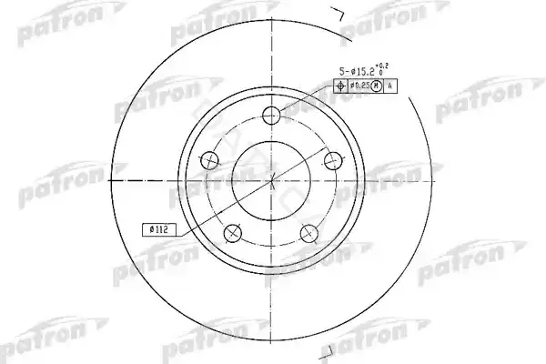 Тормозные диски PATRON PBD2626