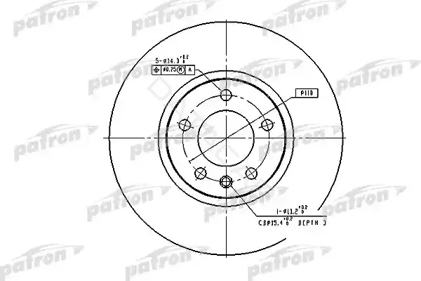 Тормозные диски PATRON PBD2645