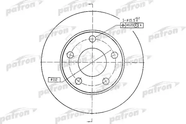 Тормозные диски PATRON PBD2666