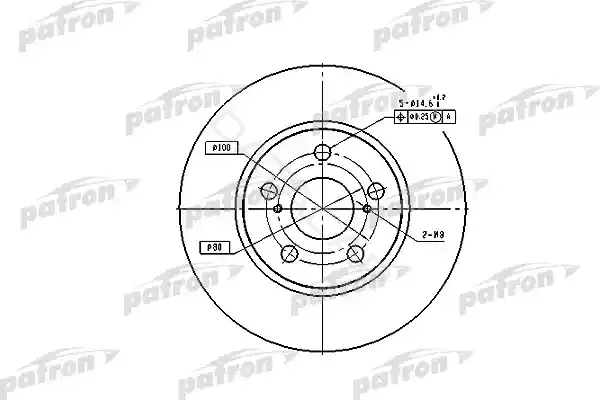 Тормозные диски PATRON PBD2683
