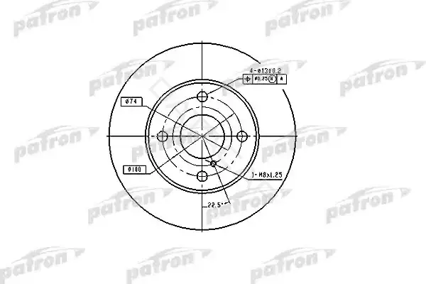 Тормозные диски PATRON PBD2719