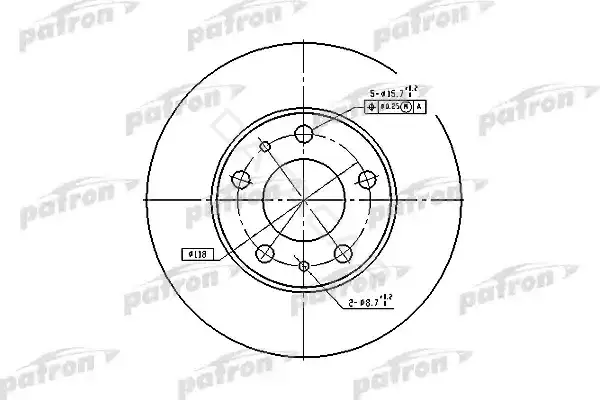 Тормозные диски PATRON PBD2728