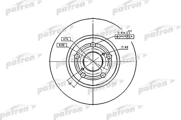 Тормозные диски PATRON PBD2742