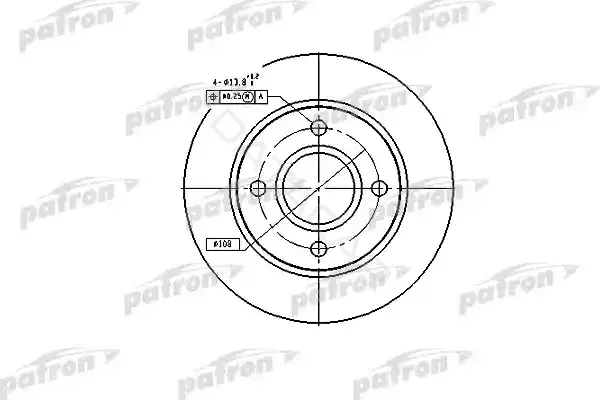 Тормозные диски PATRON PBD2752
