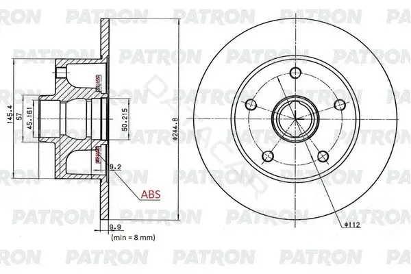 Тормозные диски PATRON PBD2771