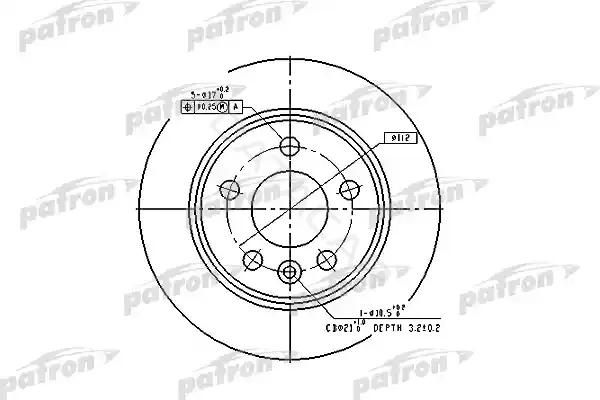 Тормозные диски PATRON PBD2777