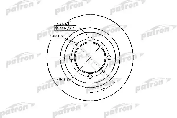 Тормозные диски PATRON PBD2784
