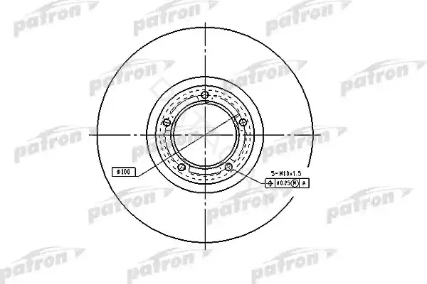 Тормозные диски PATRON PBD2785