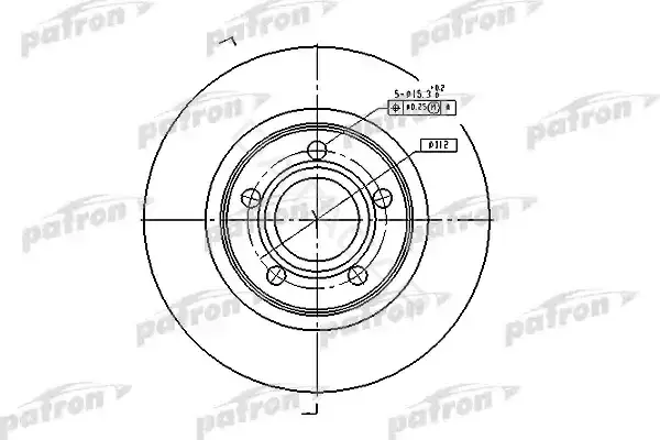 Тормозные диски PATRON PBD2806