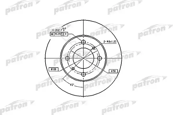 Тормозные диски PATRON PBD4022