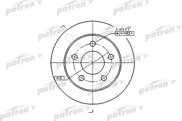 Тормозные диски PATRON PBD4038
