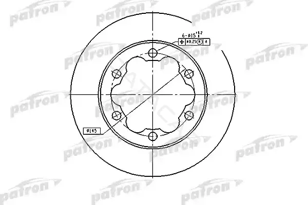Тормозные диски PATRON PBD4089