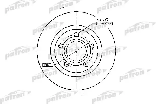 Тормозные диски PATRON PBD4239