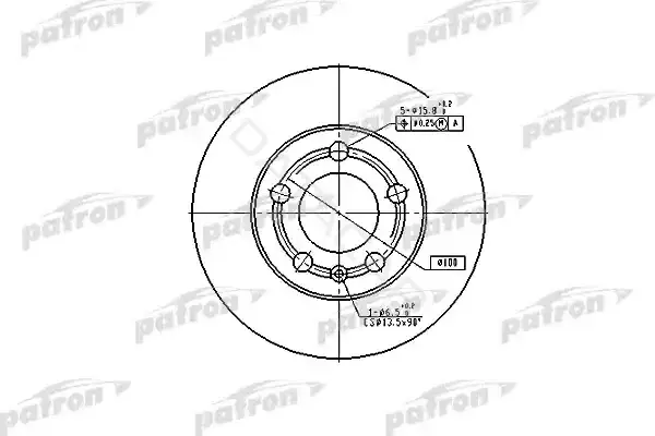 Тормозные диски PATRON PBD4253