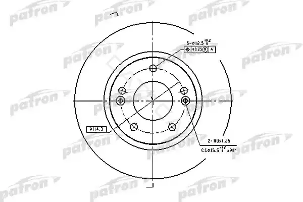 Тормозные диски PATRON PBD4291