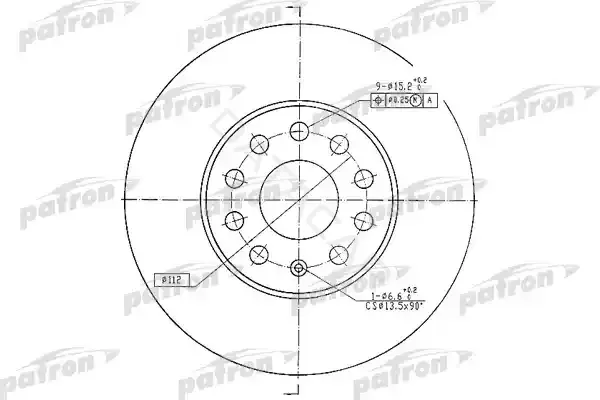Тормозные диски PATRON PBD4295