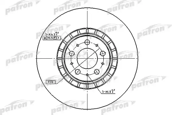 Тормозные диски PATRON PBD4340