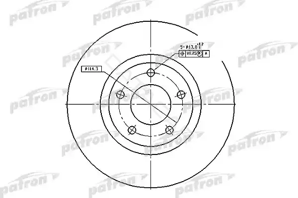 Тормозные диски PATRON PBD4385