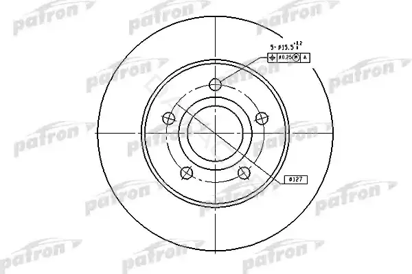 Тормозные диски PATRON PBD5118