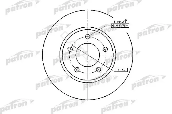 Тормозные диски PATRON PBD53002