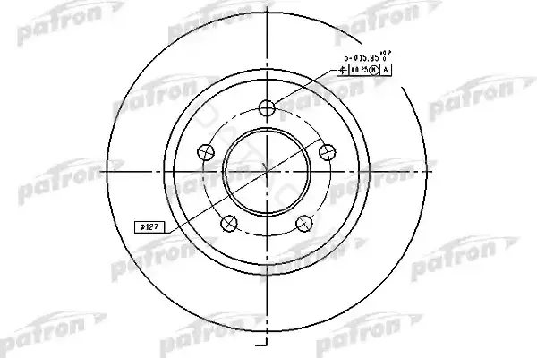 Тормозные диски PATRON PBD53019