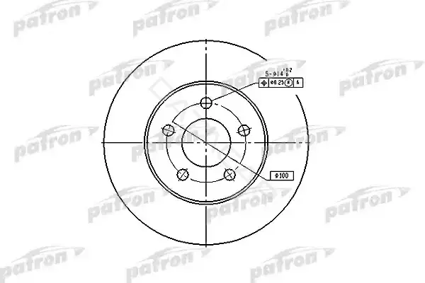 Тормозные диски PATRON PBD5371