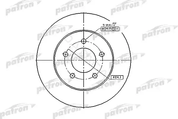 Тормозные диски PATRON PBD5373