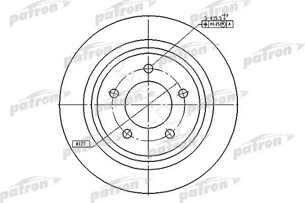 Тормозные диски PATRON PBD7002