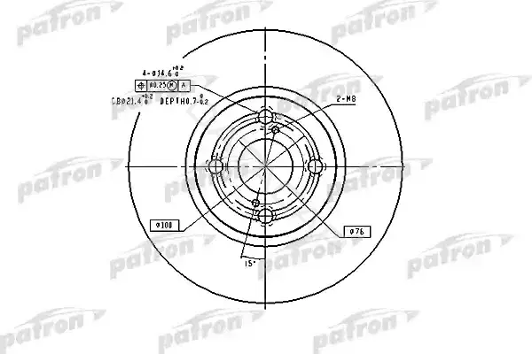 Тормозные диски PATRON PBD9559