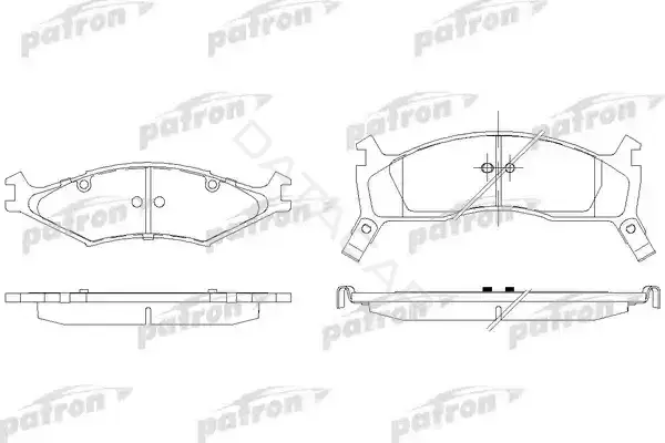 Тормозные колодки PATRON PBP1034