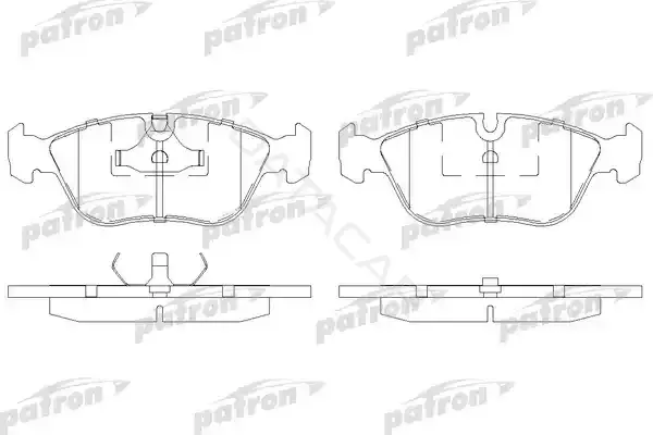 Тормозные колодки PATRON PBP1285