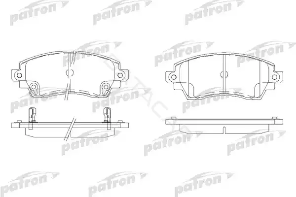 Тормозные колодки PATRON PBP1391