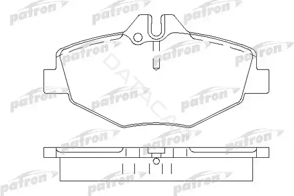 Тормозные колодки PATRON PBP1414