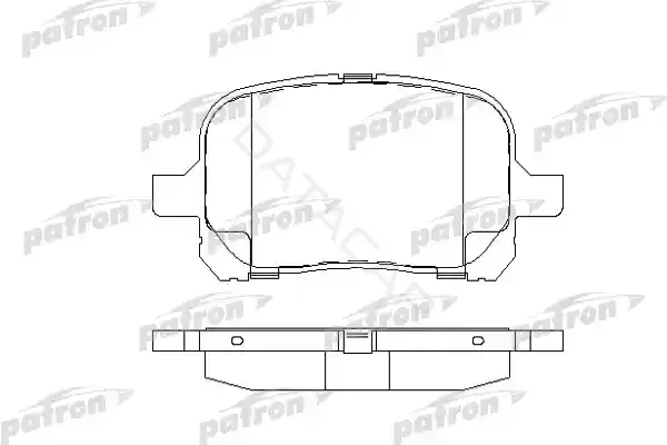 Тормозные колодки PATRON PBP1437