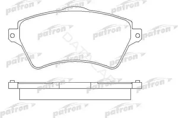 Тормозные колодки PATRON PBP1473
