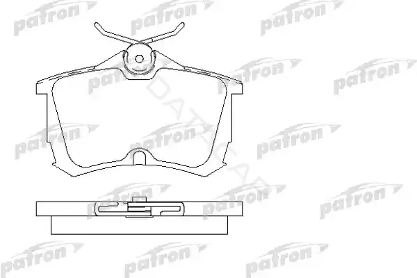 Тормозные колодки PATRON PBP1506