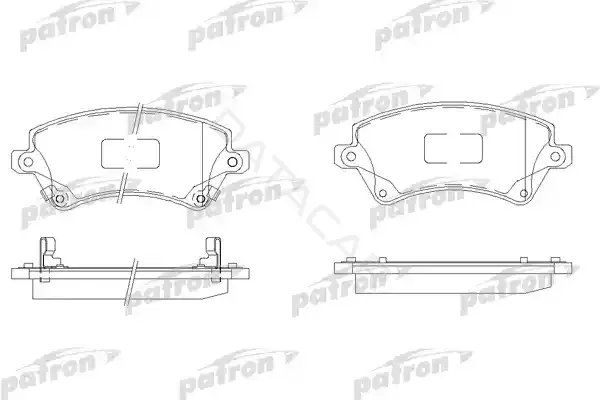 Тормозные колодки PATRON PBP1573