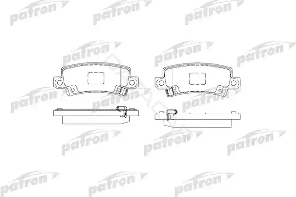 Тормозные колодки PATRON PBP1574