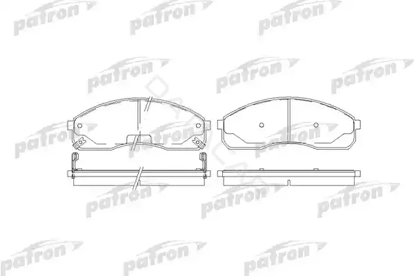 Тормозные колодки PATRON PBP1595