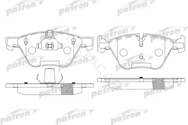 Тормозные колодки PATRON PBP1773