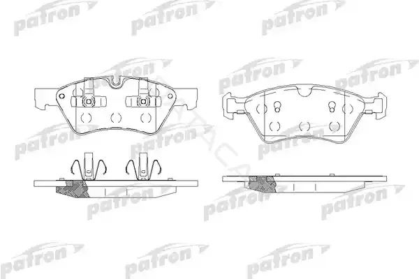 Тормозные колодки PATRON PBP1830