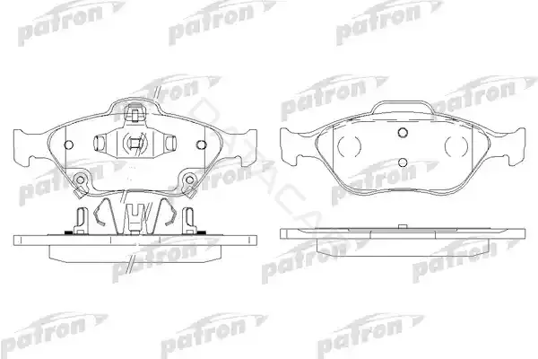 Тормозные колодки PATRON PBP1890