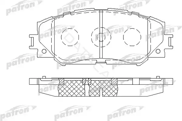 Тормозные колодки PATRON PBP1891