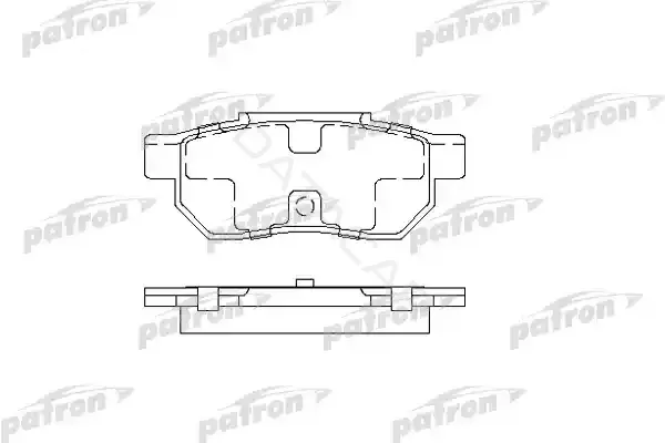 Тормозные колодки PATRON PBP472