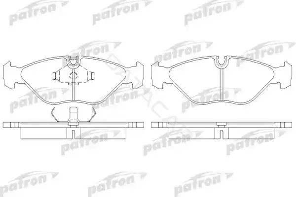 Тормозные колодки PATRON PBP670