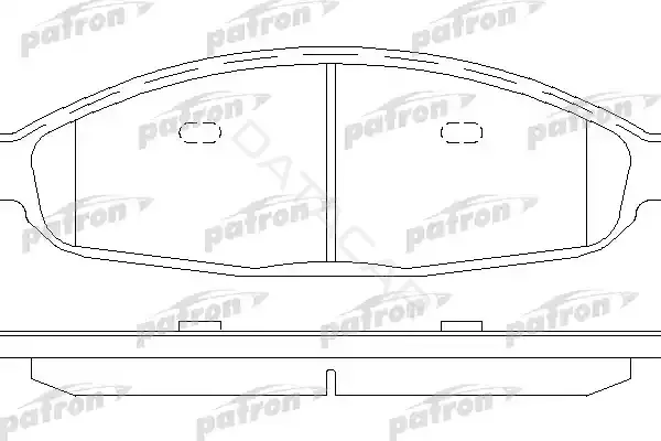 Тормозные колодки PATRON PBP7000