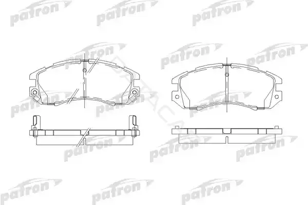 Тормозные колодки PATRON PBP789